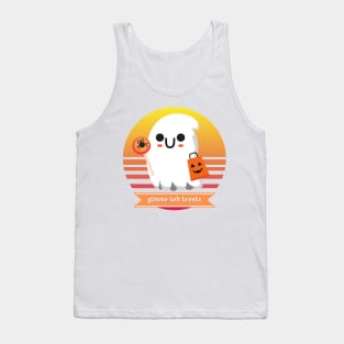 Halloween Cute Ghost Trick-or-Treating Adorable Costume Gimme teh Treats Tank Top